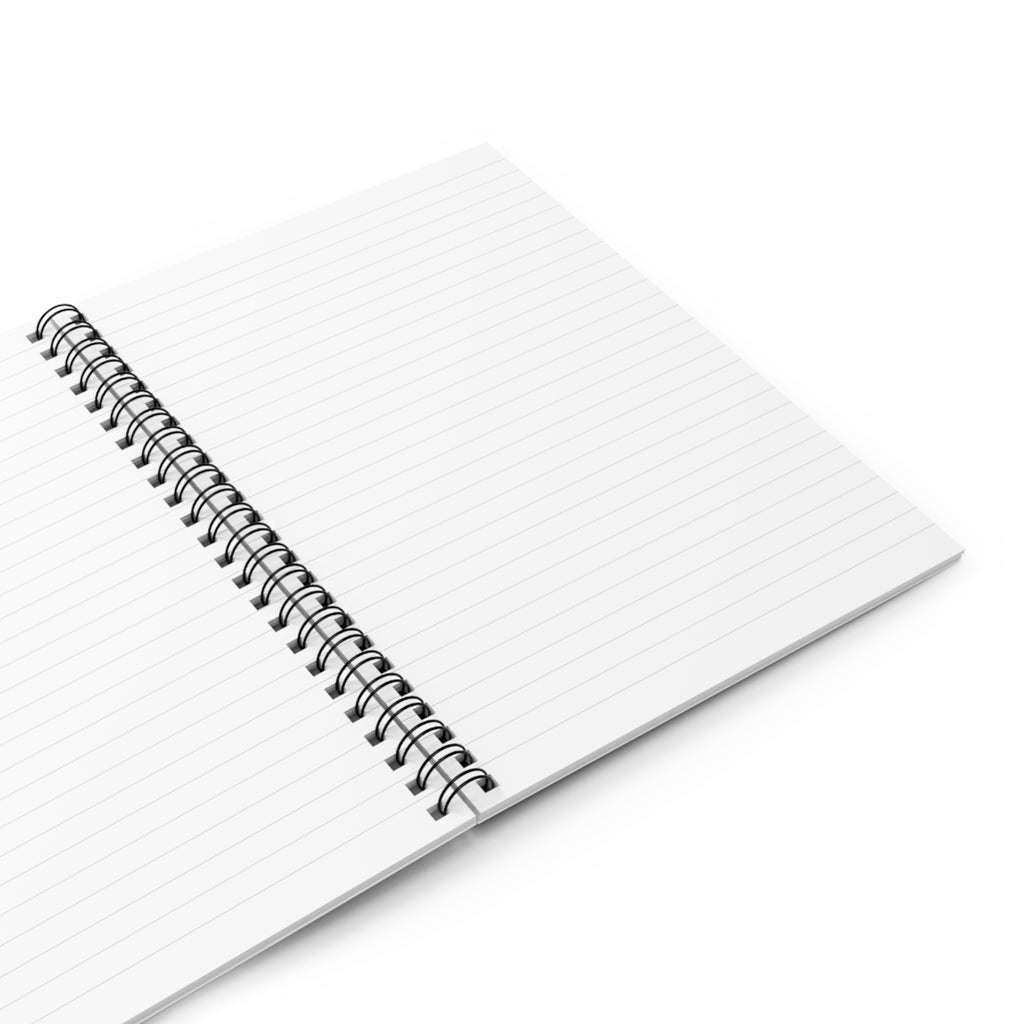 Car Blueprint Spiral Notebook — Ruled Engineering Sketch Journal